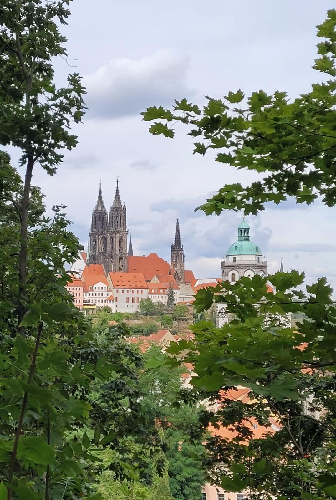 Cosel Apartment Altstadt Radfahrer Balkon Meißen Kültér fotó