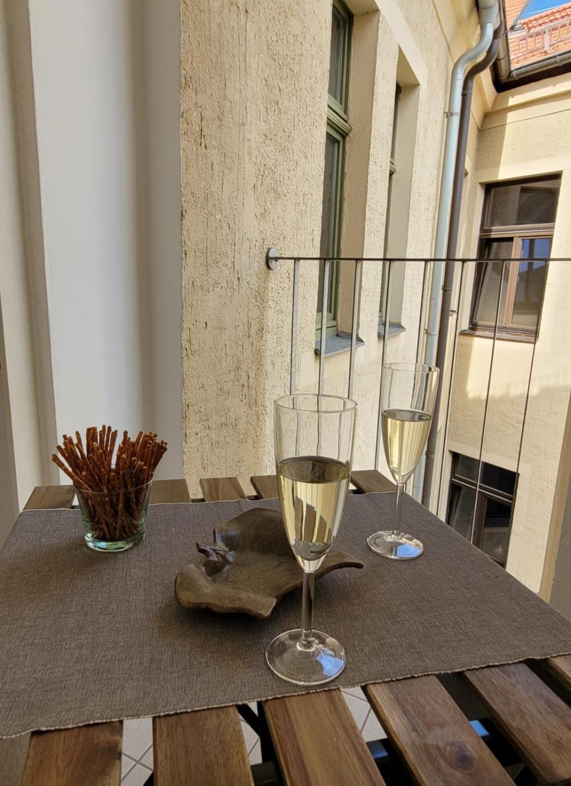 Cosel Apartment Altstadt Radfahrer Balkon Meißen Kültér fotó